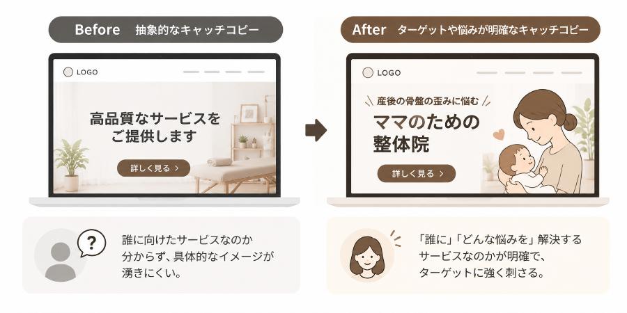 ターゲットの絞り込み比較